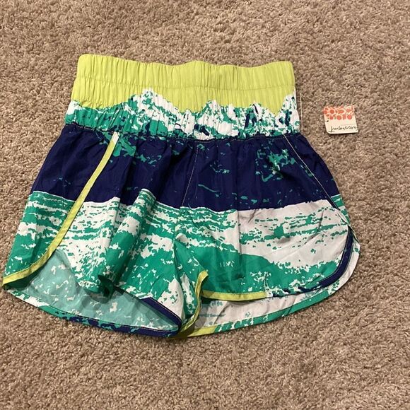 NWT - Free People FP Movement The Way Home Printed Shorts - Picture 2 of 8